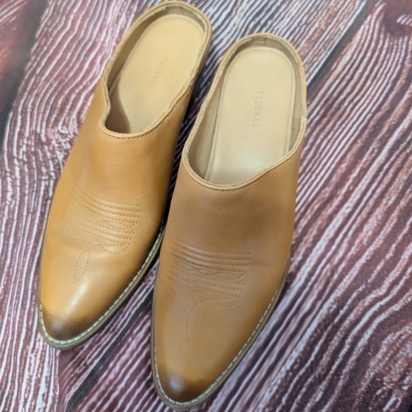 Tecovas Shoes - Tecovas Sofie Mules Size 8